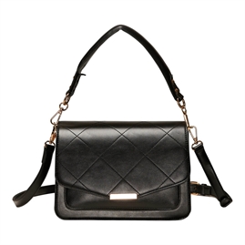 Noella - Blanca Multi Compartment Bag - Black Leather Look